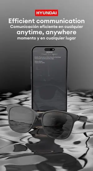 Choice HYUNDAI HY-C8 AI Glasses Earphones HD Smart Translati
