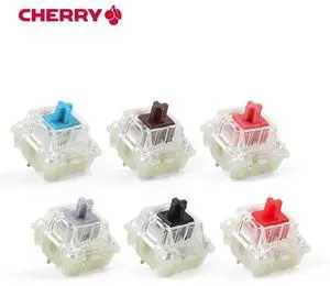 Original Cherry MX Mechanical Keyboard Switches Silver Red B