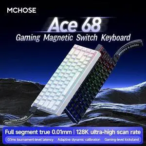 MCHOSE Ace68 Magnetic axis wired gaming keyboard, Type-C E-S