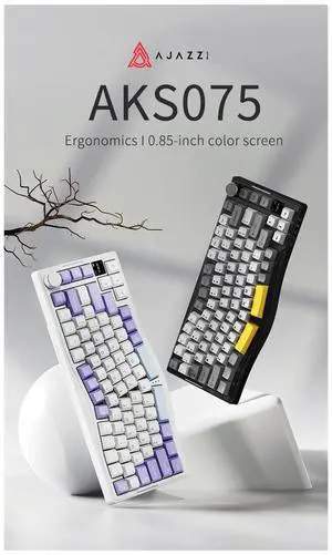 AJAZZ AKS075 Alice three-mode mechanical keyboard game and s