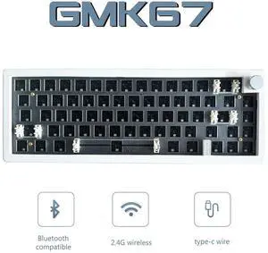 GMK67 Machanical Keyboard KIT Bluetooth 5.0/2.4G Wireless/Wi