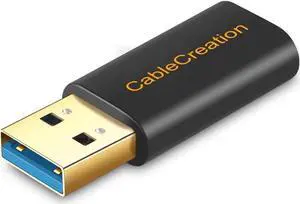 USB3.1 USB C Female to USB Male Adapter 5Gbps CableCreation USB to USB C Adapter USB C to A Adapter Female USB C Adapter for Laptops Logitech StreamCam and Other USB-A Devices