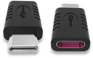 USB C Male to USB C Female Adapter, Converter, Support Data Synchronization and Charging, Suitable for Mobile Phones, Computers, Notebook Computers,2-Pack USB C Male to USB C Female Adapter, Converter, Support Data Synchronization and Charging, Suitable for Mobile Phones, Computers, Notebook Computers,2-Pack