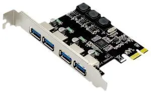 4 Port Usb 3.0 Pci Express Expansion Card Pcie Pci-E Usb 3.0 Host Controller 4 X