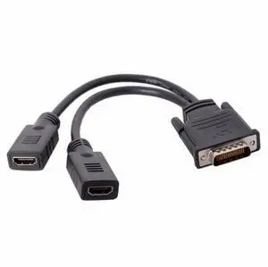 DMS-59Pin Male to Dual HDMI 1.4 HDTV Female Splitter Extension Cable for PC Graphics Card DMS-59Pin Male to Dual HDMI 1.4 HDTV Female Splitter Extension Cable for PC Graphics Card