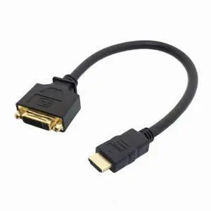 DVI Female to HDMI Male Adapter Converter Cable For PC Laptop HDTV 10cm
