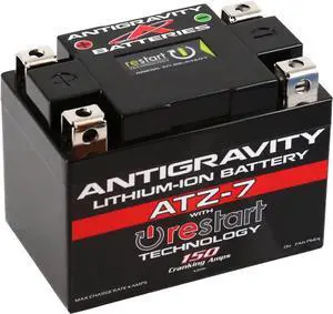 Antigravity ATZ-7 Performance Lithium Battery for Motorcycle, Powersport. Replaces YTZ7S, YTZ5, Honda Battery, KTM Battery, Yamaha Battery, Kawasaki Battery