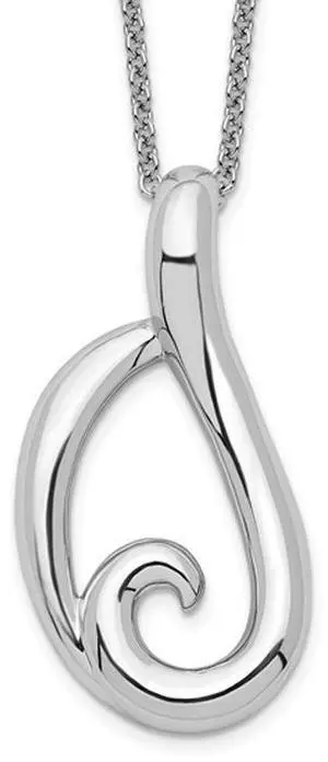 'The Friendship Hug' Pendant Necklace in Sterling Silver with Chain