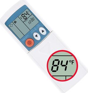 Replacement Air Conditioning Remote for Mitsubishi Air Conditioner Rya502a006d Rya502a006f Rks502a503 Display in Fahrenheit