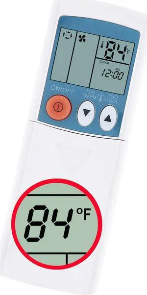 New Air Conditioner Remote Control for Mitsubishi Rkt502a420 Display in Fahrenheit