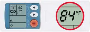 Air Conditioner Remote Control for Mitsubishi Kd06es Msz-Ga80va Msz-Ge50va Km05 Msz-Ga60va Msz-Ga80va Kp07bs A/C Display in Fahrenheit