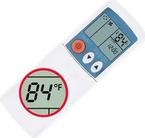 New Air Conditioner Remote Control for Mitsubishi Rya502a006d Rya502a006a Display in Fahrenheit