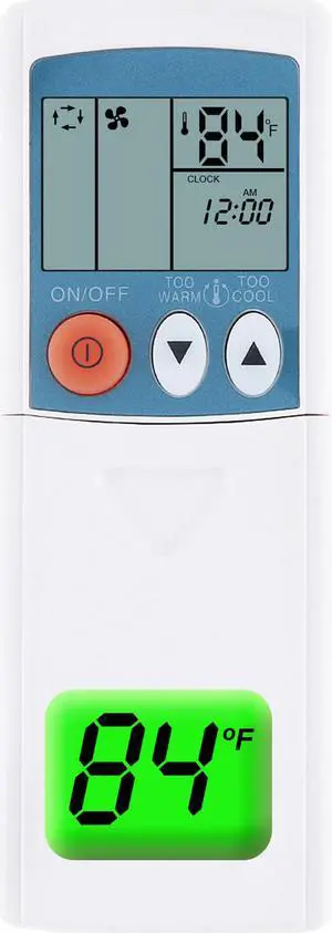 New Replacement for Mitsubishi 2183p Msz-A09yv Msz-A18yv Km04f Msh-26sv Msh-30sv Air Conditioner Remote Control  Display in Fahrenheit