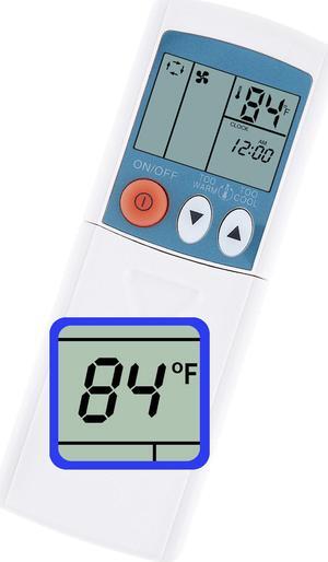 Air Conditioner Remote Control Suitable M388 for Mitsubishi Rkn502a500a/C Rya502a001a Rya502a002a Air Conditioner  Display in Fahrenheit