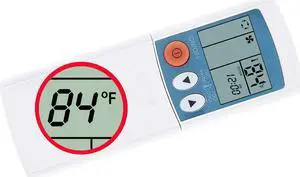 Air Conditioner Remote Control Suitable for Mitsubishi Qd08as Qd08bs Qp06as Qp06bs Qd06bs Air Conditioner  Display in Fahrenheit
