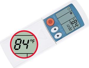 Remote Rc Replacement for Mitsubishi Air Conditioner Rkx502a001 Rkx502a001f Display in Fahrenheit