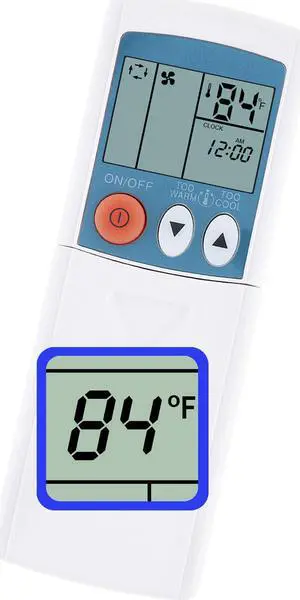 New Air Conditioner Remote Control for Mitsubishi Rya502a007a Display in Fahrenheit