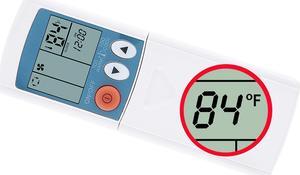 New Remote Control Rkt502a420 for Mitsubishi Air Conditioner Display in Fahrenheit