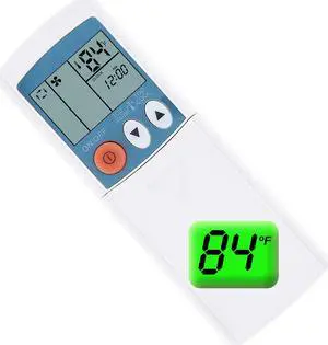 Fit Mitsubishi 09m Air Conditioner Remote Control Display in Fahrenheit