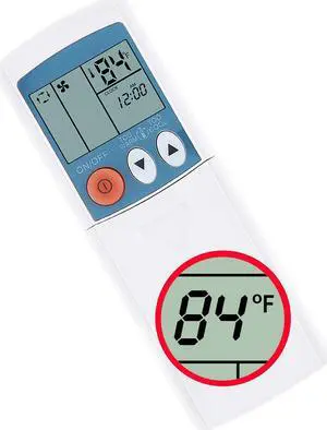 New Air Conditioner Remote Controller for Mitsubishi 502a Display in Fahrenheit