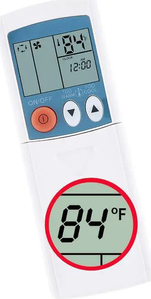 New for Mitsubishi  Air Conditioner Remote Control Ac A/C Remote Controller  Display in Fahrenheit