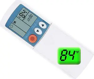 New Air Conditioner Remote Control for Mitsubishi Hypfcr-38w/30/37w/47/48 Air Conditioner  Display in Fahrenheit