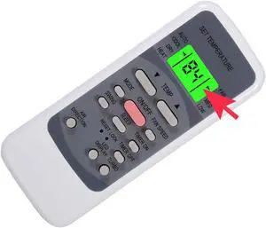 Replacement Remote Control for Klimaire AC Air Conditioner Remote Control M409090918 M409091212 M412121212 M409090909 KDIM012-H2 KDIM018-H2 203355090135 203355090007 KFIM012-H2 KUIM012-H2 KUIM018-H2