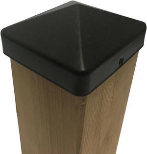 Nuvo Iron US Eazy Cap for 3.5" x 3.5" Posts (Pressure Fit) - Black - US-PCP11BLK