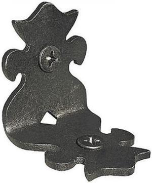 Nuvo Iron 2" Ornamental Rafter Clips RC2 (1.5" x 1.95") 12pcs - Black