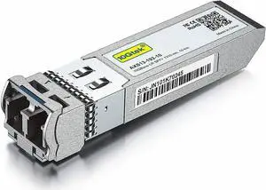 10Gtek 10GBase-LR SFP+ Transceiver, 10G 1310nm SMF SingleMode LC Fiber Optic Module, up to 10km, for Cisco SFP-10G-LR, Meraki MA-SFP-10GB-LR, Ubiquiti UniFi UF-SM-10G, Mikrotik, Fortinet, TP-Link