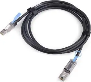 10Gtek 6Gbps External Mini SAS HD SFF-8644 to SFF-8088 Hybrid  Cable 30AWG Network Ethernet Cables 3.28 ft.