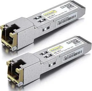 10Gtek 1.25G SFP-T, 1000BASE-T Copper SFP, SFP to RJ45 SFP