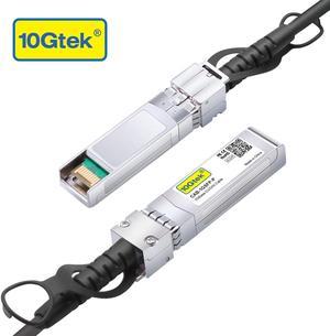 10Gtek 1.25G SFP DAC Twinax Cable - Gigabit Passive Direct Attach Copper Twinax SFP Cable for Cisco SFP-1GBASE-CU0.5M, Ubiquiti UniFi, Fortinet, Netgear, TP-Link and More, 0.5-Meter(1.6ft)
