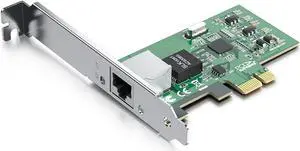 10Gtek for Intel 82574L Network Card, Gigabit Desktop PCI-e Network Adapter (NIC) with Intel 82574 Chip, 10/100/1000Mbps Network Card, Single Copper RJ45, PCIe x1, Compare to Intel EXPI9301CT 82574