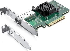 10Gtek For Intel X520-DA1, Intel E10G42BTDA  Adapter Card with Intel 82599EN Controller 10Gb PCI-E Network Card, PCI Express2.0 x8, Single SFP+ Port, Support Windows Server/Linux/VMware