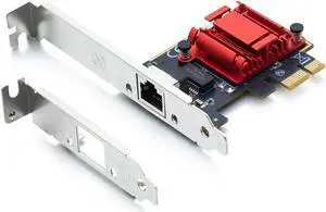 10Gtek For Intel I210T1 PCI-Express Network Adapter, 10/100/1000Mbps Gigabit Network Card with Intel I210 Chip Single RJ45 Port to PCI Express 2.1 x1