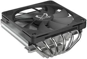 SCYTHE Big Shuriken 4 Low Profile CPU Cooler, 4.7" x 4.8" x 2.6", 12V, 200W, 31.78dB, Compatible with Desktop, Laptop, Server, Other Electronic Devices