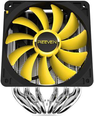 Reeven Justice High Performance 6 Heatpipes Copper Base 120mm CPU cooler