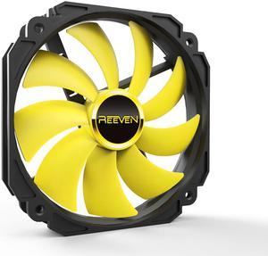 Reeven Coldwing14 High Airflow 140mm Case/CPU Heatsink Fan, 800rpm/3pin Connector