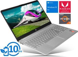 HP 15 Notebook, 15.6" HD Touch Display, AMD Ryzen 7 3700U Upto 4.0GHz, 12GB RAM, 256GB NVMe SSD, Vega 10, HDMI, Card Reader, Wi-Fi, Bluetooth, Windows 10 Pro