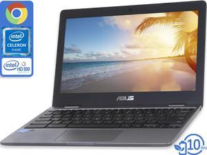ASUS Chromebook, 11.6" HD Display, Intel Celeron N3350 Upto 2.4GHz, 4GB RAM, 16GB eMMC, Card Reader, Wi-Fi, Bluetooth, Chrome OS (CX22NA-BCLN4)
