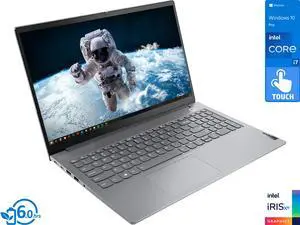 Lenovo ThinkBook 15 G2 Laptop, 15.6" IPS FHD Touch Display, Intel Core i7-1165G7 Upto 4.7GHz, 16GB RAM, 1TB NVMe SSD, HDMI, DisplayPort via USB-C, Card Reader, Wi-Fi, Bluetooth, Windows 10 Pro