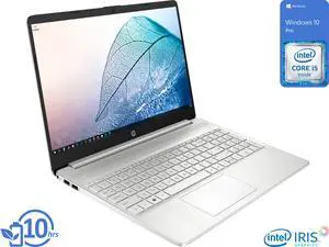 HP 15 Notebook, 15.6" HD Display, Intel Core i5-1135G7 Upto 4.2GHz, 8GB RAM, 256GB NVMe SSD, HDMI, Card Reader, Wi-Fi, Bluetooth, Windows 10 Pro