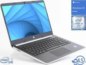 HP 14 Notebook, 14" FHD Display, Intel Core i5-1035G1 Upto 3.6GHz, 8GB RAM, 256GB NVMe SSD, HDMI, Card Reader, Wi-Fi, Bluetooth, Windows 10 Pro