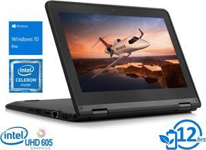 Lenovo ThinkPad Yoga 11e 2-in-1, 11.6" HD Touch Display, Intel Celeron N4100 Upto 2.4GHz, 4GB RAM, 128GB SSD, HDMI, Card Reader, Wi-Fi, Bluetooth, Windows 10 Pro (20LNX50200)