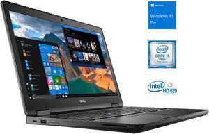 Dell Latitude 5580 Notebook, 15.6" Anti-glare HD, Intel Dual-Core i5-7300U Upto 3.5GHz, 8GB RAM, 256GB SSD, VGA, HDMI, Card Reader, Backlit Keyboard, Wi-Fi, Bluetooth, Windows 10 Pro