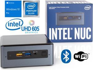 Intel NUC7PJYH Mini PC, Intel Pentium Silver J5005 Upto 2.8GHz, 8GB RAM, 256GB SSD, HDMI, Card Reader, Wi-Fi, Bluetooth, Windows 10 Pro