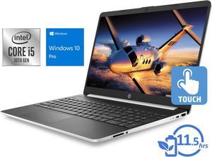 HP 15 Notebook, 15.6" HD Touch Display, Intel Core i5-1035G1 Upto 3.6GHz, 16GB RAM, 512GB NVMe SSD, HDMI, Card Reader, Wi-Fi, Bluetooth, Windows 10 Pro