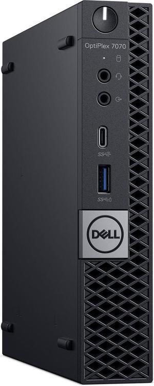 Dell OptiPlex 7070 Mini PC, Intel Core i5-8600 Upto 4.3GHz, 16GB RAM, 256GB NVMe SSD, DisplayPort, Wi-Fi, Bluetooth, Windows 11 Pro