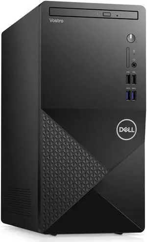 Dell Vostro 3910 Desktop, Intel Core i3-12100 Upto 4.3GHz, 16GB RAM, 512GB NVMe SSD + 1TB HDD, DVDRW, HDMI, DisplayPort, Wi-Fi, Bluetooth, Windows 11 Pro